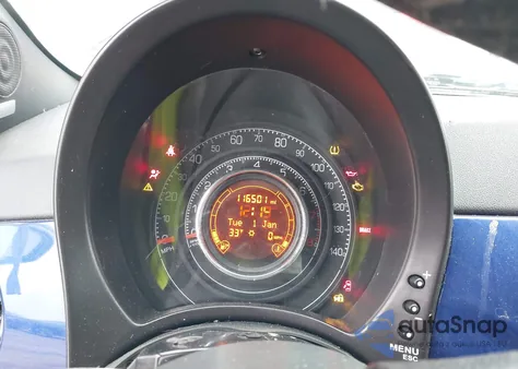 2012 Fiat 500 Sport z USA, uszkodzony, nr VIN 3C3CFFBR7CT127527